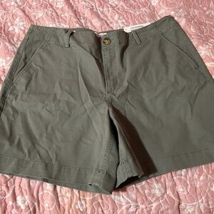 LOFT green The Monroe 6” short women’s size 12 NWT